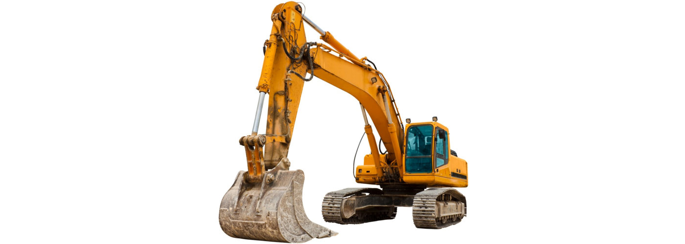 yellow excavator